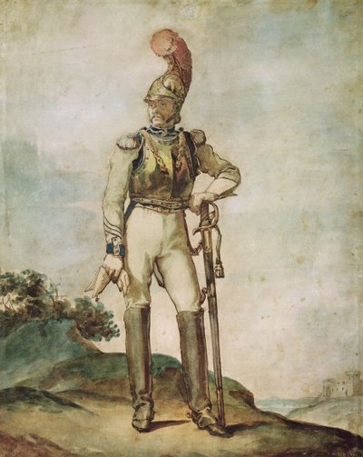 Cuirassier by Theodore Gericault